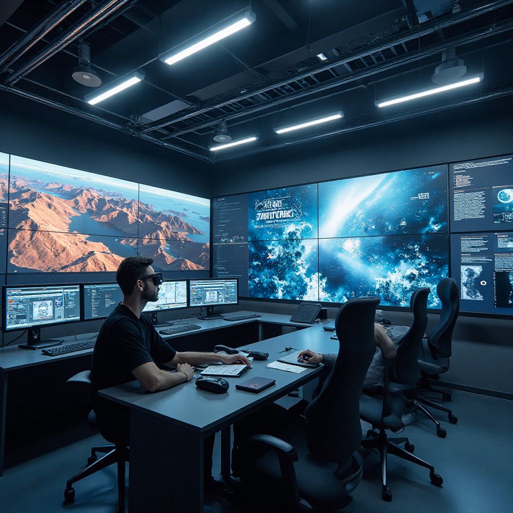 Advanced VR mission control center