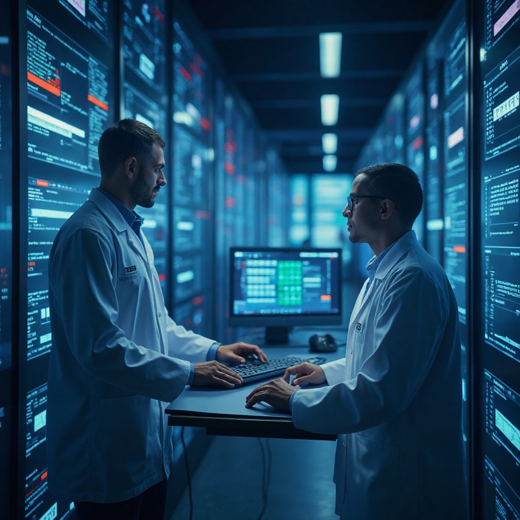 Network security simulation lab